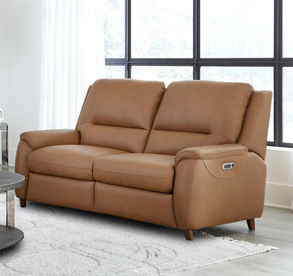 Parker House - Austin - Caramel Cream Power Reclining Loveseat P2 - MAUS#822PH-CMCR veiw 10