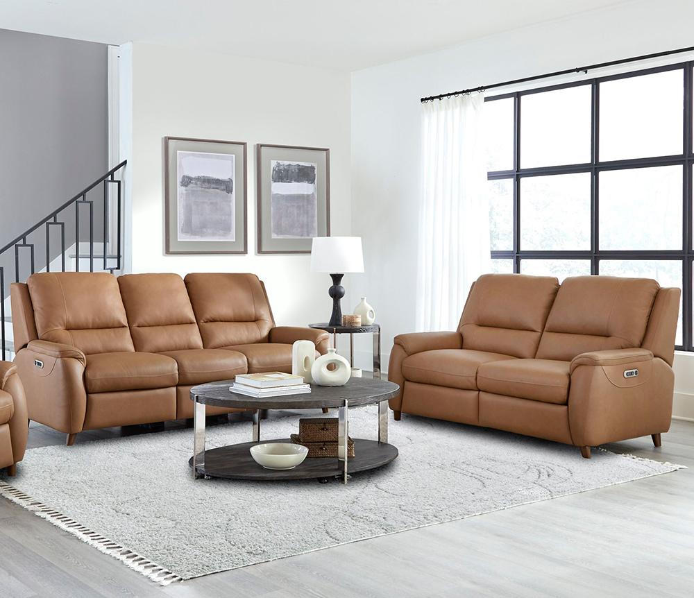 Parker House - Austin - Caramel Cream Power Reclining Sofa and Loveseat - MAUS-32PH-CMCR veiw 12