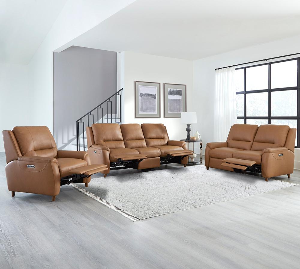 Parker House - Austin - Caramel Cream Power Sofa P2 - MAUS#832PH-CMCR veiw 3