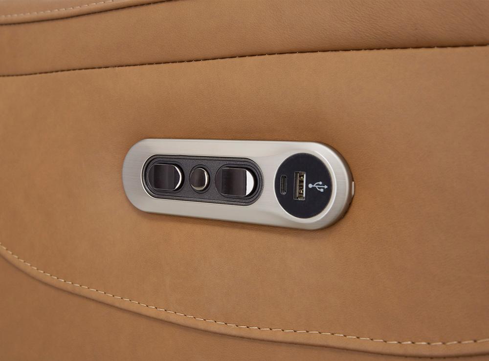 Parker House - Austin - Caramel Cream Power Sofa P2 - MAUS#832PH-CMCR veiw 9