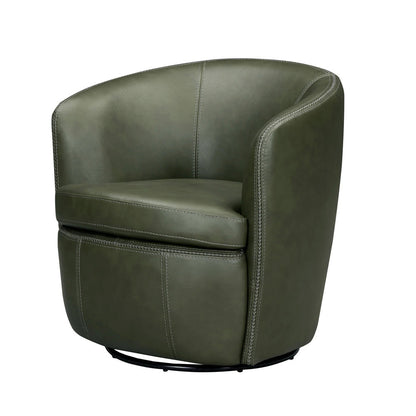 Parker Living - Barolo - Lyric Sage 100% Italian Leather Swivel Club Chair - SBAR912S-LYSG view 1