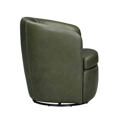Parker Living - Barolo - Lyric Sage 100% Italian Leather Swivel Club Chair - SBAR912S-LYSG view 6