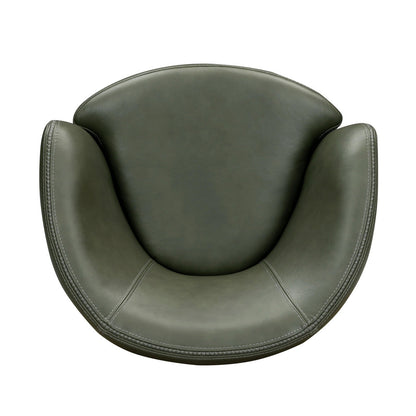 Parker Living - Barolo - Lyric Sage 100% Italian Leather Swivel Club Chair - SBAR912S-LYSG view 7