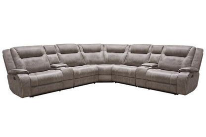 Parker Living - Blake - Desert Taupe 7 Piece Modular Reclining Sectional and Entertainment Console - MBLA-PACKT7-DTAU veiw 1