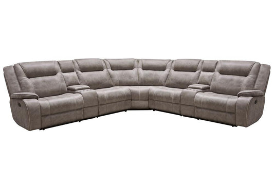Parker Living - Blake - Desert Taupe 7 Piece Modular Reclining Sectional and Entertainment Console - MBLA-PACKT7-DTAU veiw 1