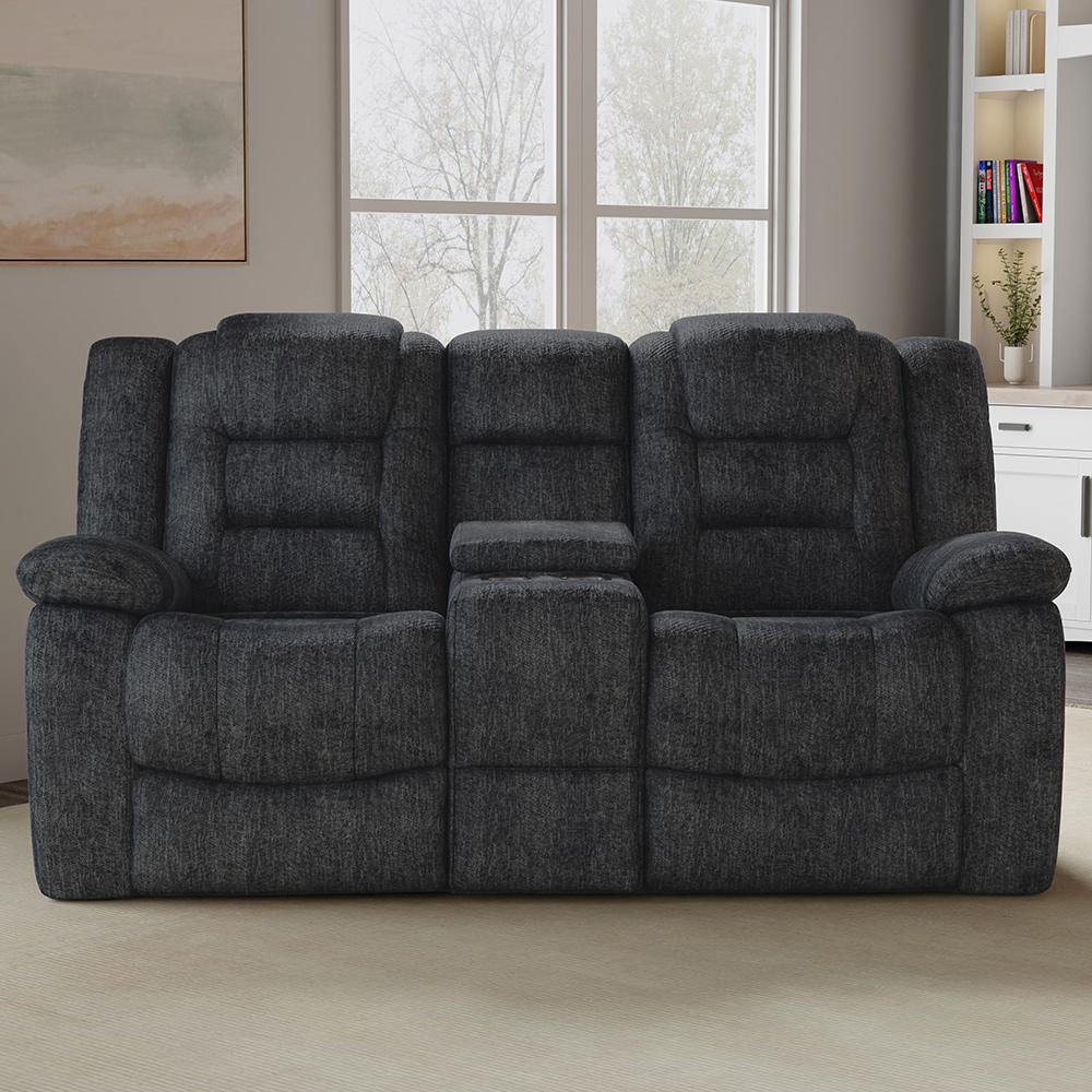 Parker House - Bolton - Misty Storm Manual Glider Reclining Sofa and Loveseat - MBOL-32-MISS veiw 5