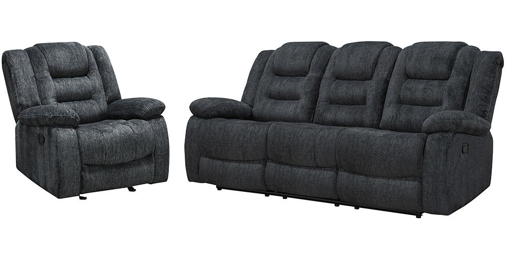 Parker House - Bolton - Misty Storm Manual Glider Reclining Sofa and Recliner - MBOL-31-MISS veiw 1