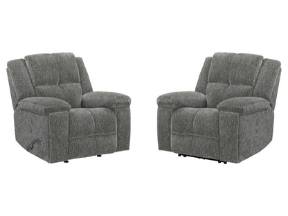 Parker Living - Bronco - Plush Charcoal Manual Rocker Recliner (Set of 2) - MBRC-KIT-812R-2-PLCH view 1