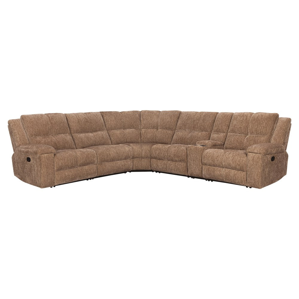 Parker Living - Bronco - Plush Tobacco 6 Piece Modular Manual Reclining Sectional - MBRC-KIT-6A-PLTB view 1