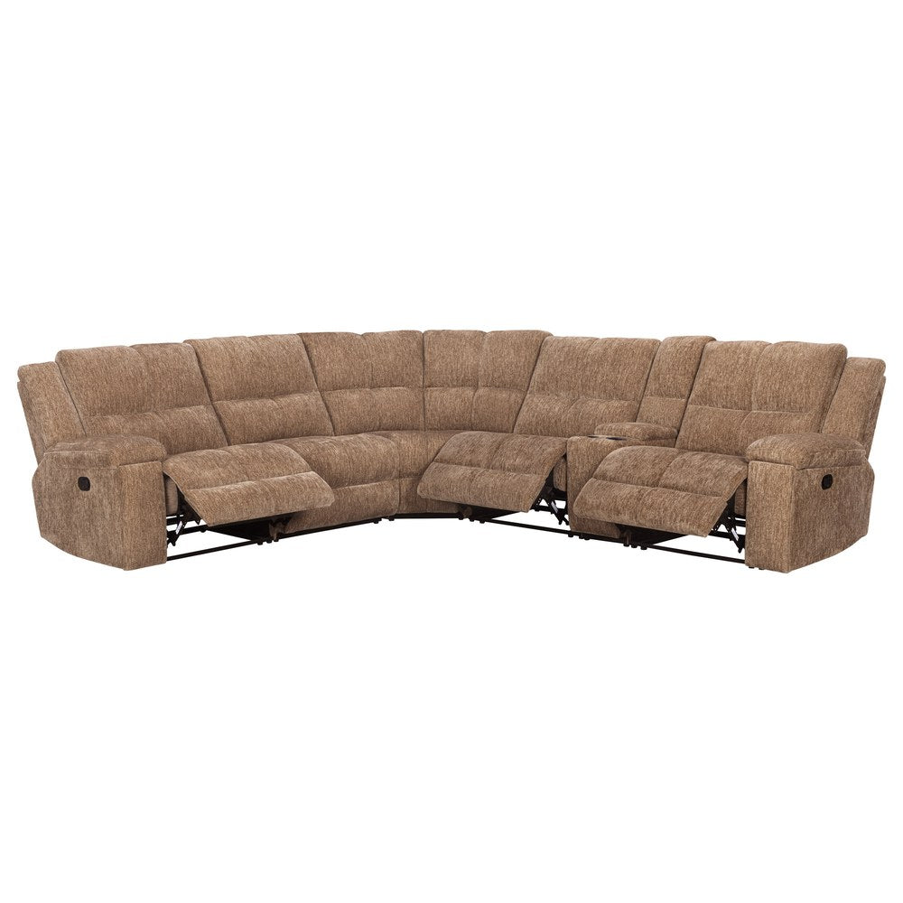 Parker Living - Bronco - Plush Tobacco 6 Piece Modular Manual Reclining Sectional - MBRC-KIT-6A-PLTB view 2