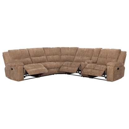 Parker Living - Bronco - Plush Tobacco 6 Piece Modular Manual Reclining Sectional - MBRC-KIT-6A-PLTB view 2