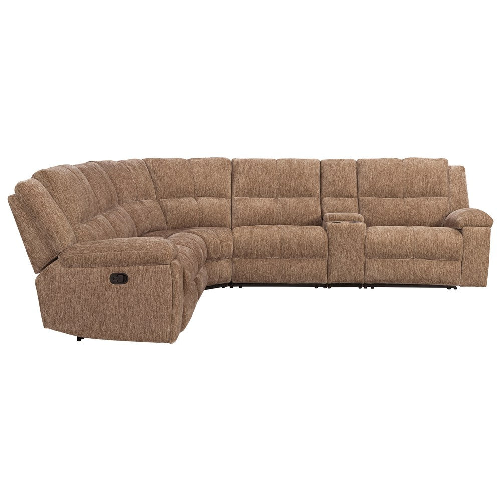 Parker Living - Bronco - Plush Tobacco 6 Piece Modular Manual Reclining Sectional - MBRC-KIT-6A-PLTB view 4