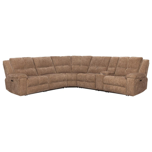 Parker Living - Bronco - Plush Tobacco 6 Piece Modular Zero Gravity Power Reclining Sectional with Power Adjustable Headrests - MBRC-KIT-6A-P2Z-PLTB view 1