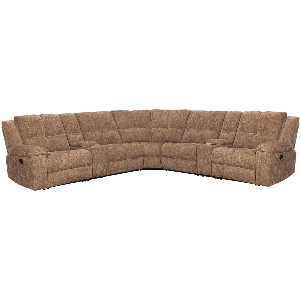 Parker Living - Bronco - Plush Tobacco 7 Piece Modular Manual Reclining Sectional - MBRC-KIT-7A-PLTB view 1