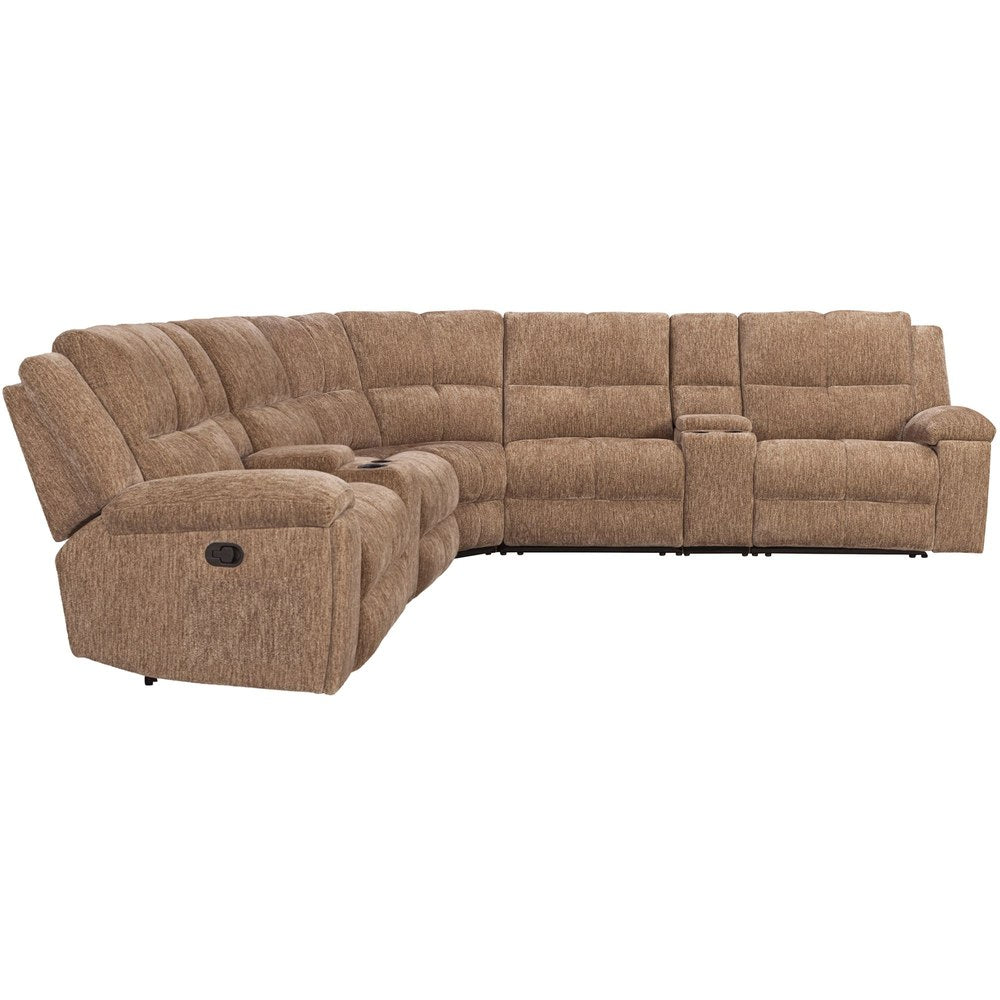 Parker Living - Bronco - Plush Tobacco 7 Piece Modular Manual Reclining Sectional - MBRC-KIT-7A-PLTB view 4