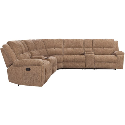Parker Living - Bronco - Plush Tobacco 7 Piece Modular Manual Reclining Sectional - MBRC-KIT-7A-PLTB view 4