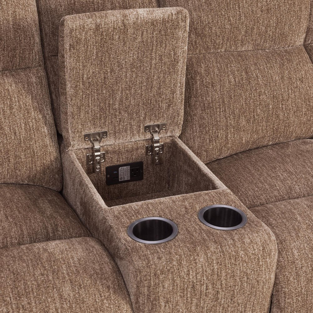 Parker Living - Bronco - Plush Tobacco 7 Piece Modular Manual Reclining Sectional - MBRC-KIT-7A-PLTB view 8