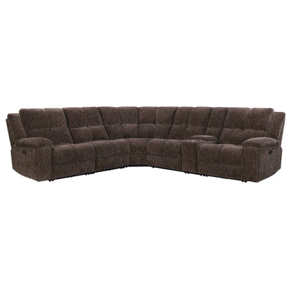 Parker Living - Bronco - Plush Umber 6 Piece Modular Manual Reclining Sectional - MBRC-KIT-6A-PLUB view 1