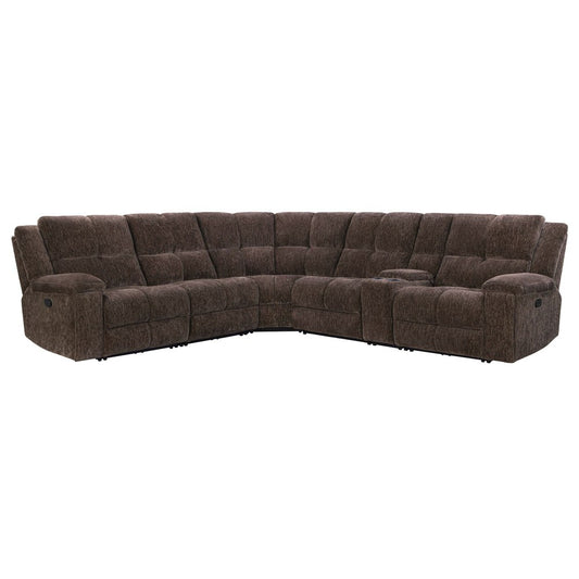 Parker Living - Bronco - Plush Umber 6 Piece Modular Manual Reclining Sectional - MBRC-KIT-6A-PLUB view 1