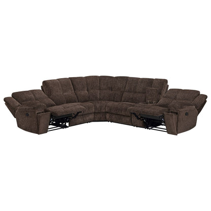 Parker Living - Bronco - Plush Umber 6 Piece Modular Manual Reclining Sectional - MBRC-KIT-6A-PLUB view 2