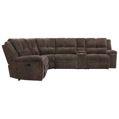 Parker Living - Bronco - Plush Umber 6 Piece Modular Manual Reclining Sectional - MBRC-KIT-6A-PLUB view 3