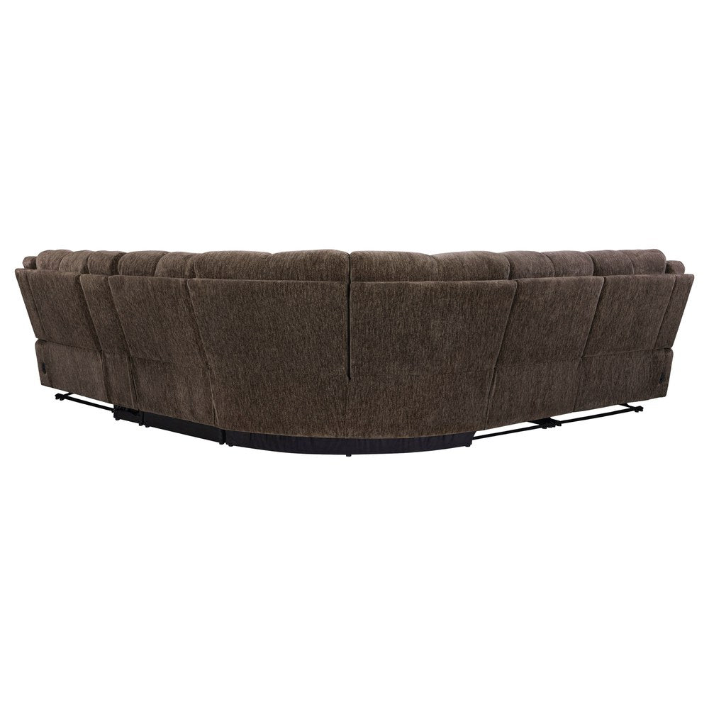 Parker Living - Bronco - Plush Umber 6 Piece Modular Manual Reclining Sectional - MBRC-KIT-6A-PLUB view 4