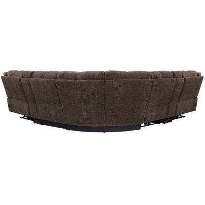 Parker Living - Bronco - Plush Umber 7 Piece Modular Zero Gravity Power Reclining Sectional with Power Adjustable Headrests - MBRC-KIT-7A-P2Z-PLUB view 4