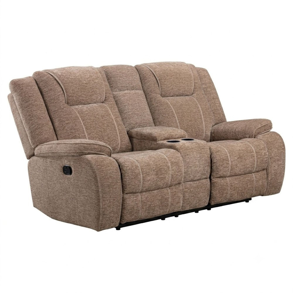 Parker Living - Bruno - Plush Tobacco Manual Console Loveseat - MBRU-822C-PLTB view 1