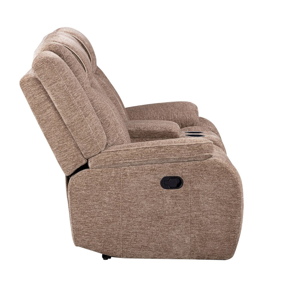 Parker Living - Bruno - Plush Tobacco Manual Console Loveseat - MBRU-822C-PLTB view 7