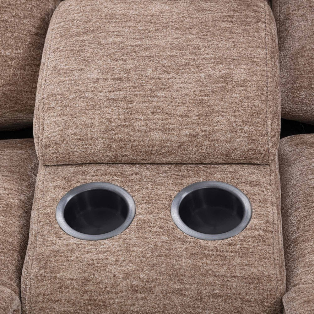 Parker Living - Bruno - Plush Tobacco Manual Console Loveseat - MBRU-822C-PLTB view 11