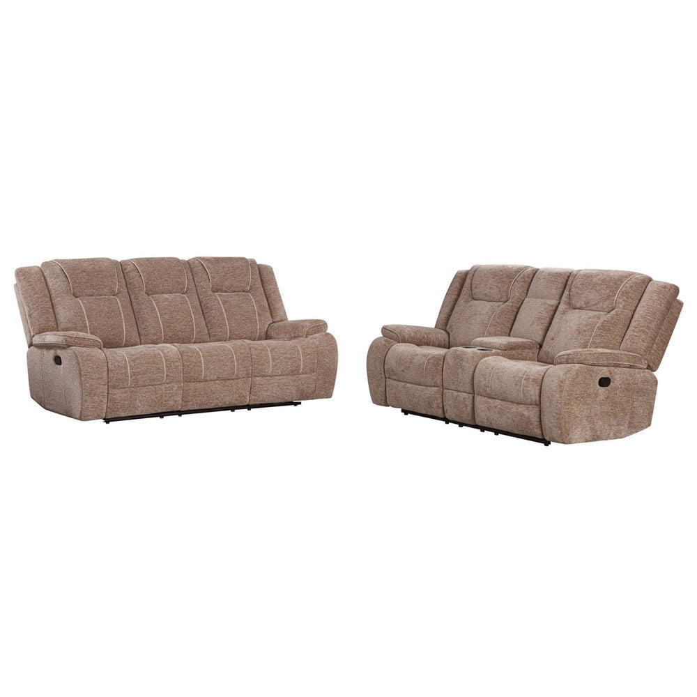 Parker Living - Bruno - Plush Tobacco Manual Console Loveseat - MBRU-822C-PLTB view 15