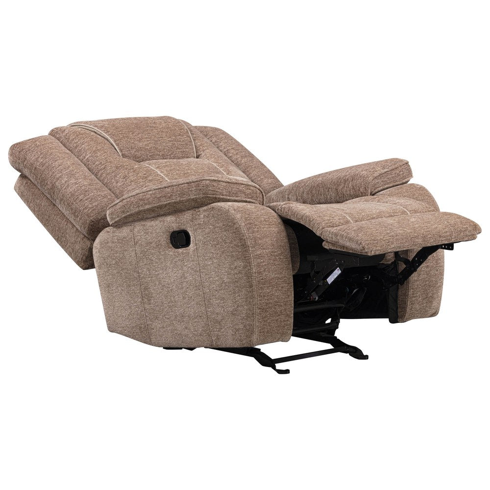 Parker Living - Bruno - Plush Tobacco Manual Glider Recliner (Set of 2) - MBRU-812G-2-PLTB view 4