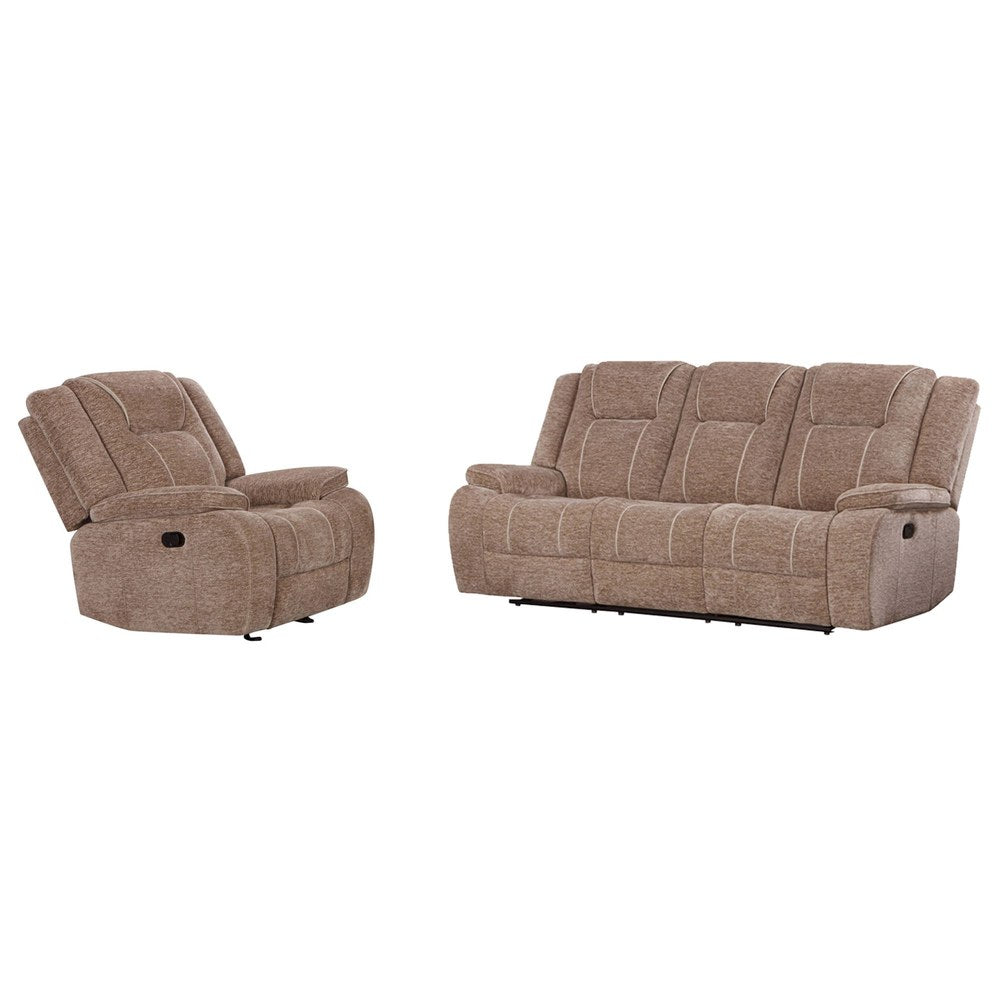 Parker Living - Bruno - Plush Tobacco Manual Sofa and Recliner - MBRU-KIT-31-PLTB view 1