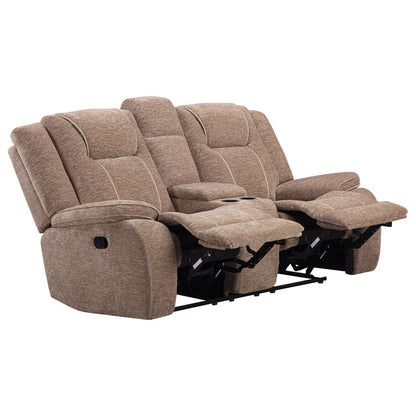 Parker Living - Bruno - Plush Tobacco Manual Sofa Loveseat and Recliner - MBRU-KIT-321-PLTB view 12