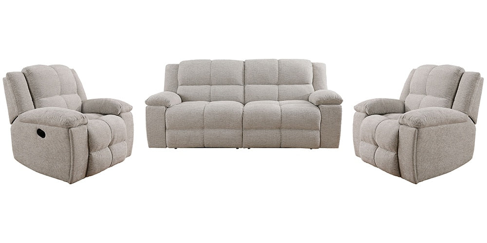 Parker House - Buster - Opal Taupe Manual Glider Reclining Sofa and Two Recliners - MBUS-311-OPTA veiw 1