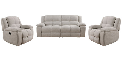 Parker House - Buster - Opal Taupe Manual Glider Reclining Sofa and Two Recliners - MBUS-311-OPTA veiw 1