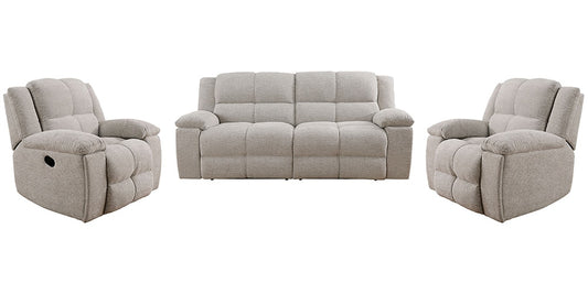 Parker House - Buster - Opal Taupe Manual Glider Reclining Sofa and Two Recliners - MBUS-311-OPTA veiw 1