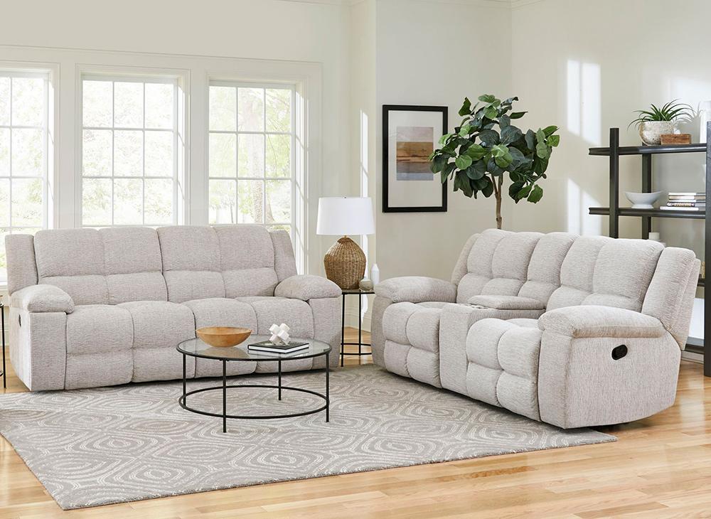 Parker House - Buster - Opal Taupe Manual Reclining Sofa and Loveseat - MBUS-32-OPTA veiw 2