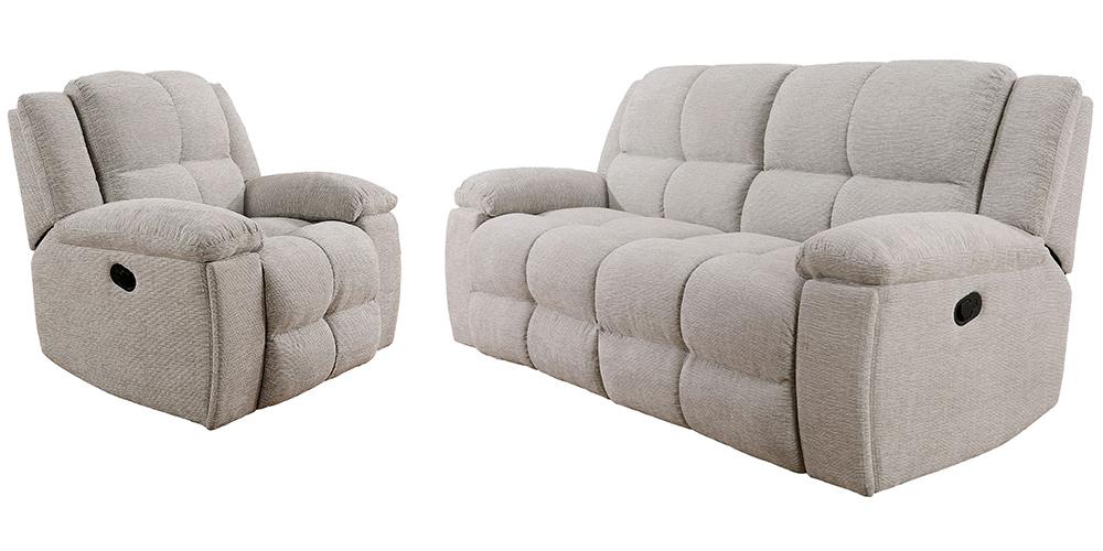 Parker House - Buster - Opal Taupe Manual Reclining Sofa and Recliner - MBUS-31-OPTA veiw 1
