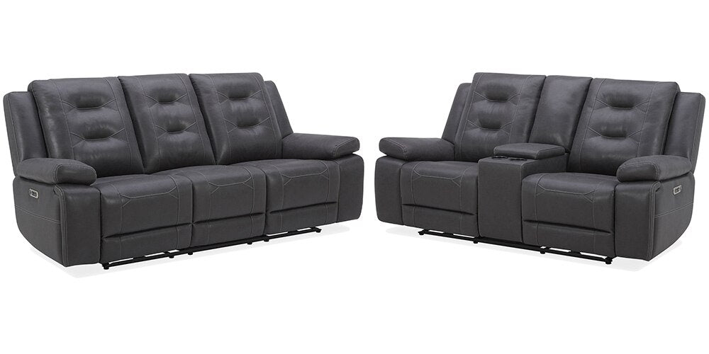 Parker House - Caldwell - Tahoe Charcoal Power Reclining Sofa and Loveseat - MCAL-32PH-TACH veiw 1
