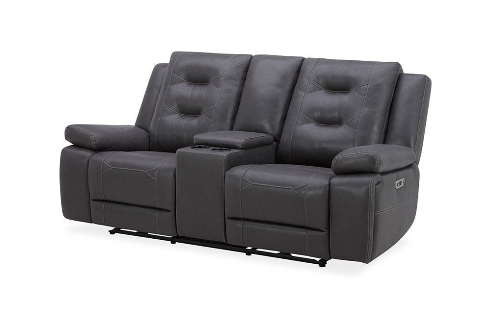 Parker House - Caldwell - Tahoe Charcoal Power Reclining Sofa and Loveseat - MCAL-32PH-TACH veiw 7