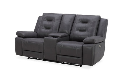 Parker House - Caldwell - Tahoe Charcoal Power Reclining Sofa and Loveseat - MCAL-32PH-TACH veiw 7