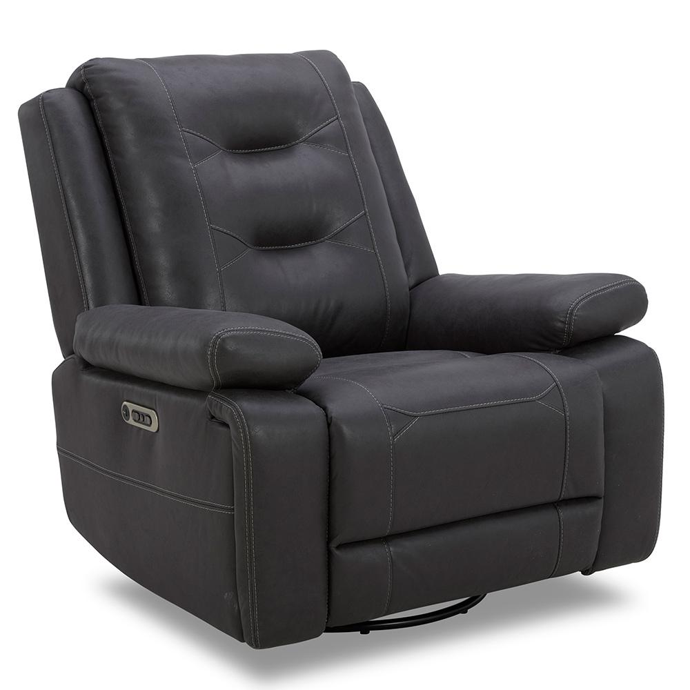 Parker House - Caldwell - Tahoe Charcoal Power Reclining Sofa and Recliner - MCAL-31PH-TACH veiw 7