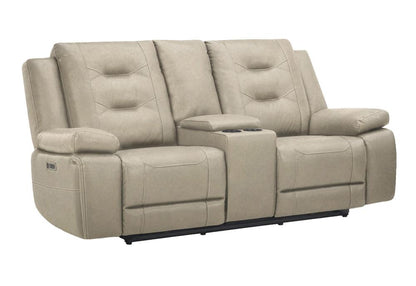 Parker Living - Caldwell - Tahoe Fog Power Reclining Sofa and Loveseat - MCAL-32PH-TAFG veiw 3