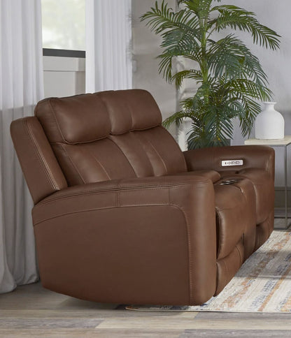 Parker Living - Calgary - Autumn Umber Power Reclining Console Loveseat P2 - MCGR#822CPH-ATUB view 5