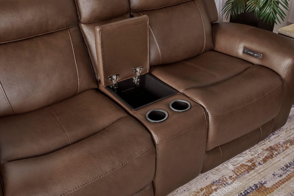 Parker Living - Calgary - Autumn Umber Power Reclining Console Loveseat P2 - MCGR#822CPH-ATUB view 6
