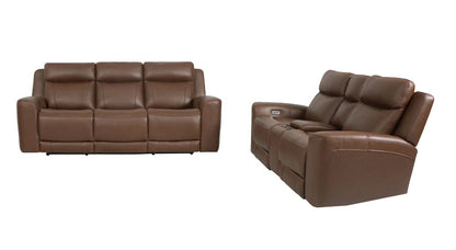 Parker Living - Calgary - Autumn Umber Power Reclining Sofa and Loveseat - MCGR-32PH-ATUB view 1