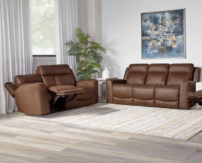 Parker Living - Calgary - Autumn Umber Power Reclining Sofa and Loveseat - MCGR-32PH-ATUB view 4