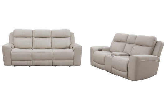 Parker Living - Calgary - Stone Power Reclining Sofa and Loveseat - MCGR-32PH-STNE view 1