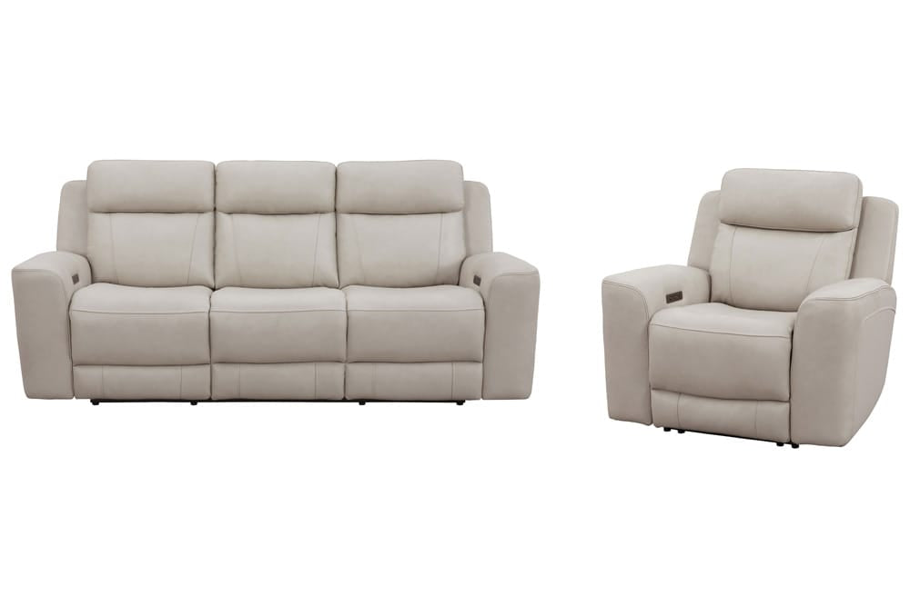 Parker Living - Calgary - Stone Power Reclining Sofa and Recliner - MCGR-31PH-STNE view 1